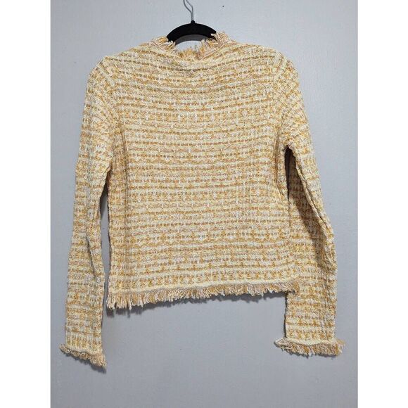 Mango pocket tweed cardigan Small - Picture 2 of 7